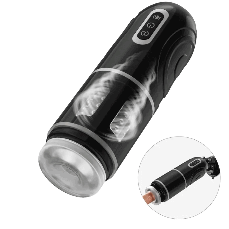 【HOT】3-in-1 Masturbation Cup Telescopic Suction Vibration.