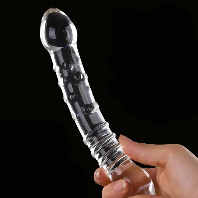 Crystal glass rod fun massage stick.