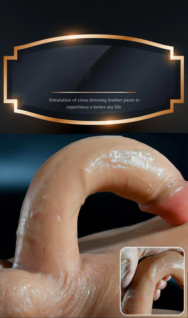 Strap-On Dildo Panties with Realistic Detachable G-Spot Stimulator - Adjustable Waist