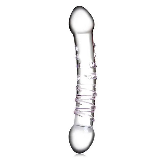 Crystal glass rod fun massage stick