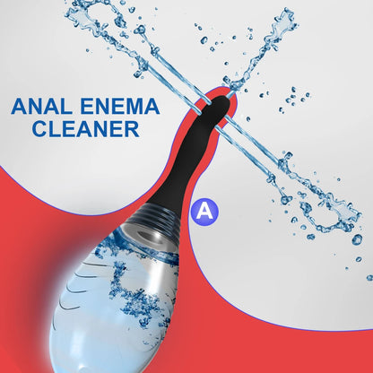 Nettoyant anal manuel pour fesses - Silicone médical