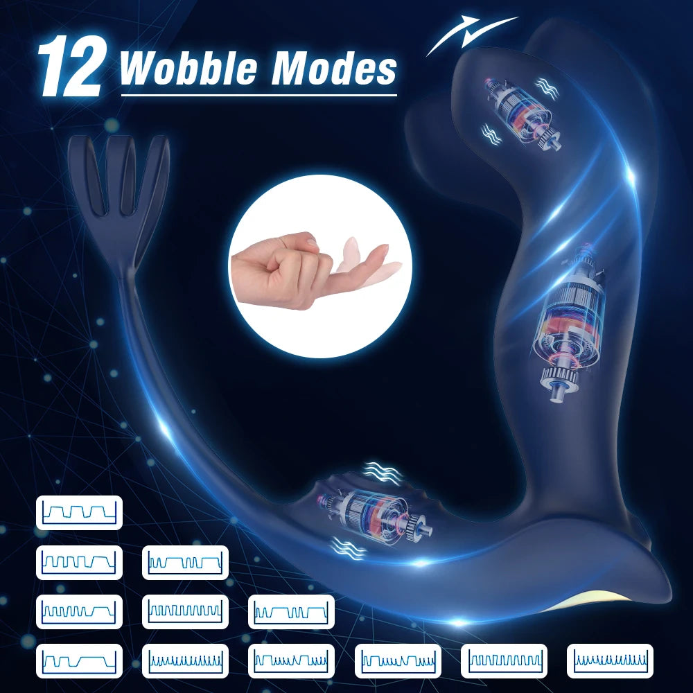 12-speed male anal vibrator.