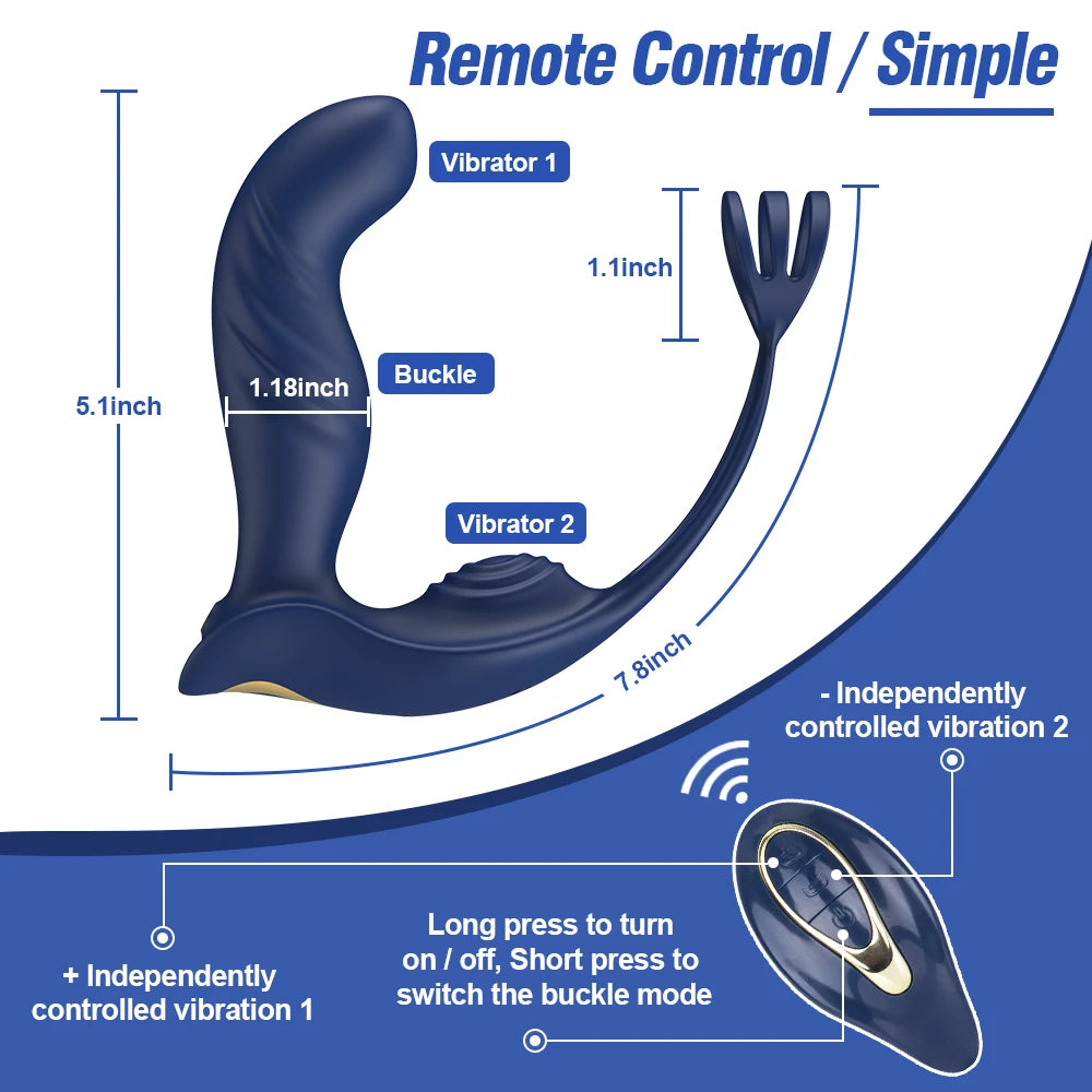 12-speed male anal vibrator.