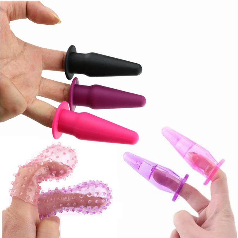 Bdsm Silicone Finger Anal Sex Toys