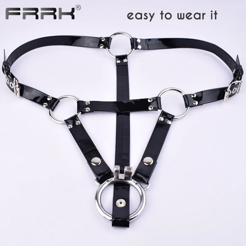 Strap with metal rings