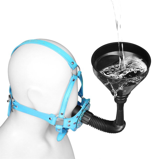 BDSM Fetish Slave Funnel Mouth Gag.
