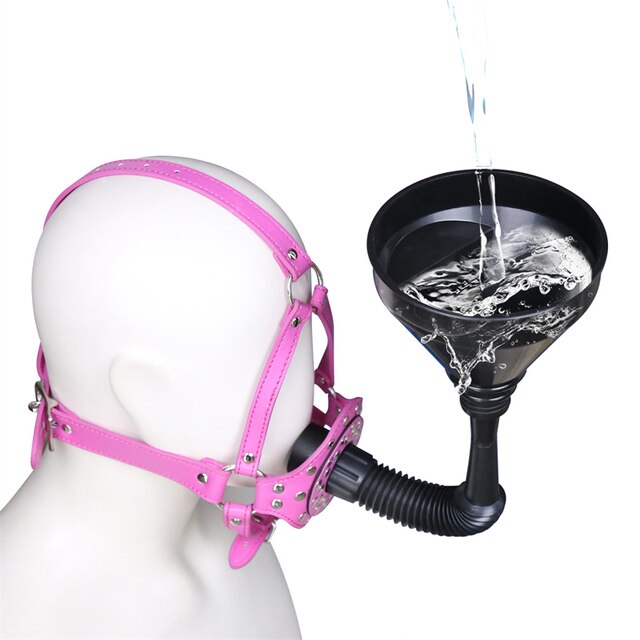 BDSM Fetish Slave Funnel Mouth Gag.