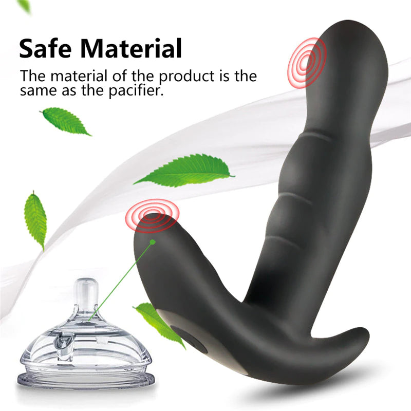 360 Degree Prostate Massager Rotating Anal Vibrator.