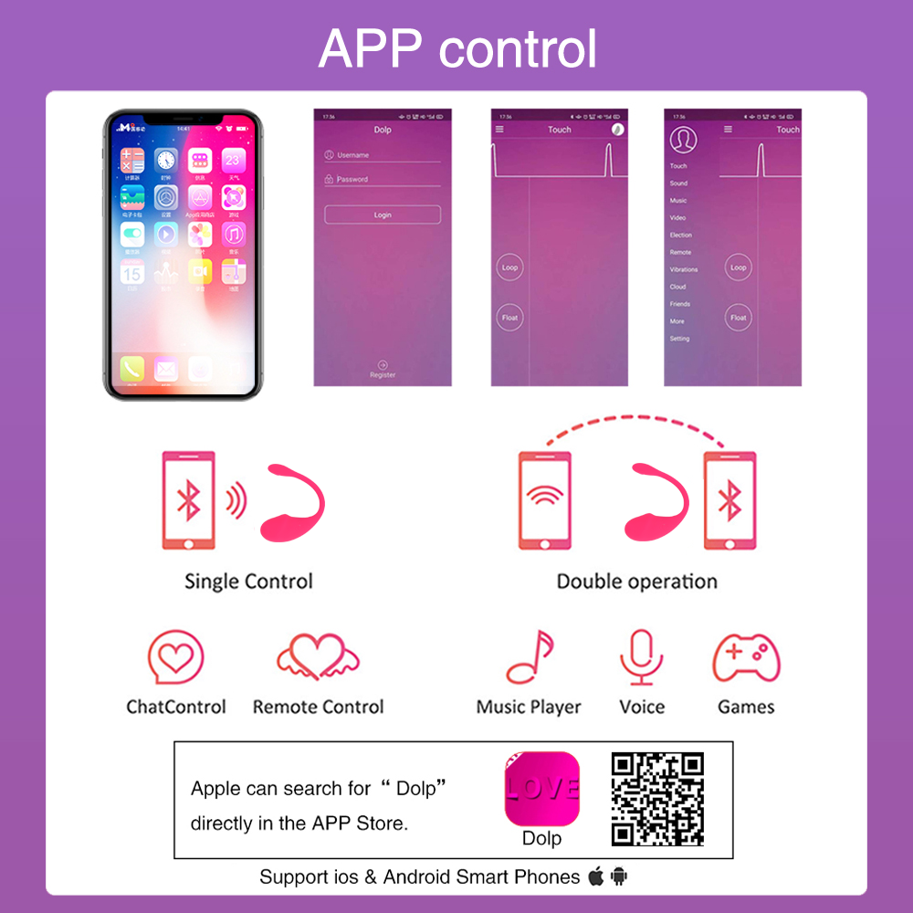 APP Remote Control Vibrator.