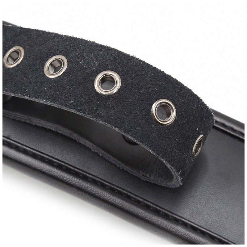 Black Leather Bdsm Bondage Set 3pcs.