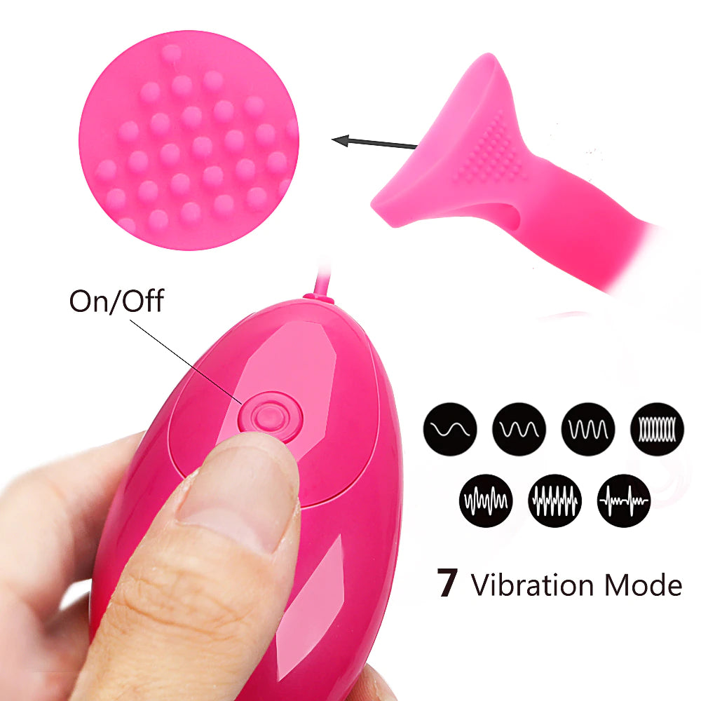 Sangle de point G pour doigt sur stimulateur clitoridien à 7 vitesses