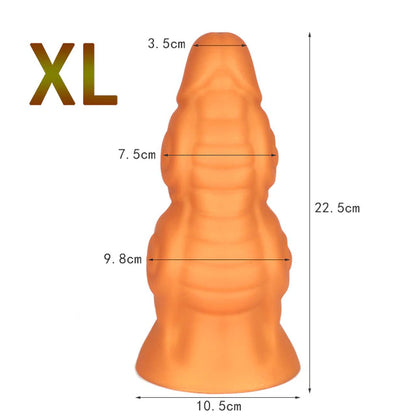 Gode ​​anal géant en silicone liquide