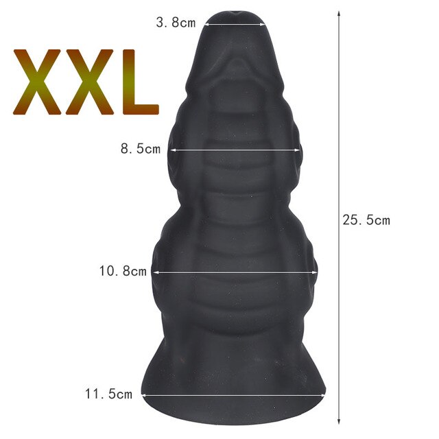 Giant Liquid Silicone Huge Anal Dildo