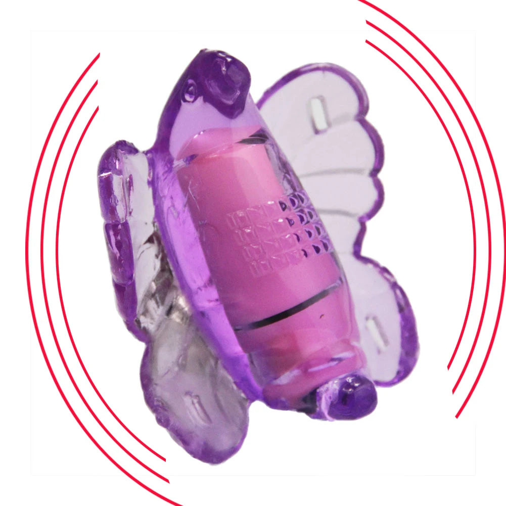 Tragbarer Schmetterlings-Klitorisvibrator 
