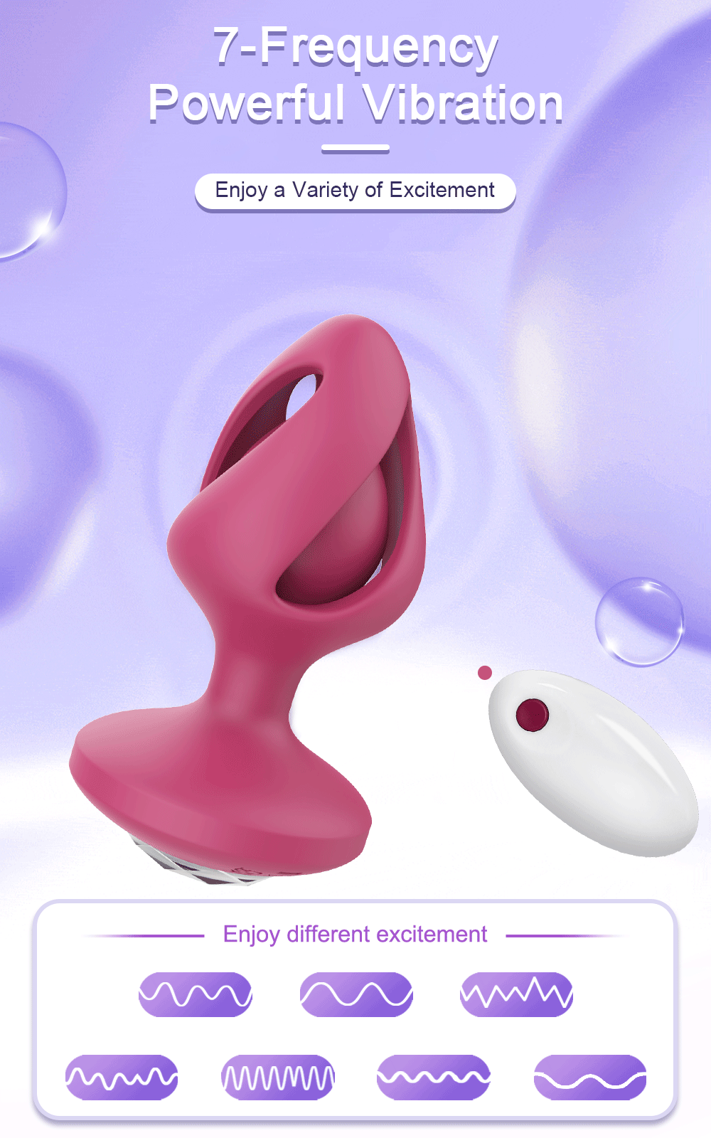 Anal Plug Vibrator.
