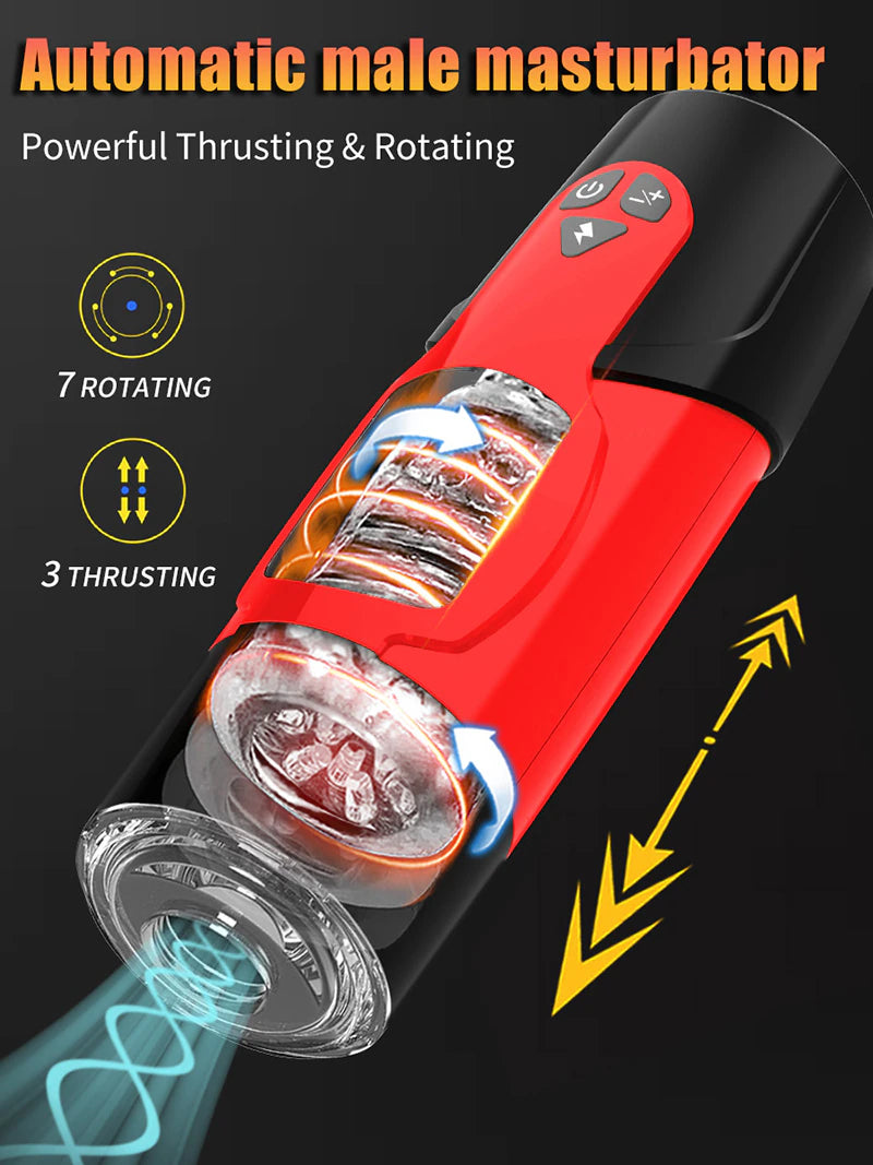 Automatic Male Masturbator Telescopic.