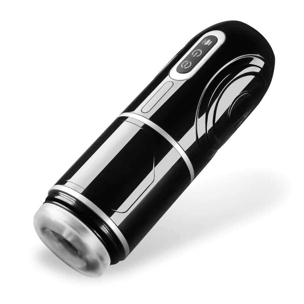 【HOT】3-in-1 Masturbation Cup Telescopic Suction Vibration.