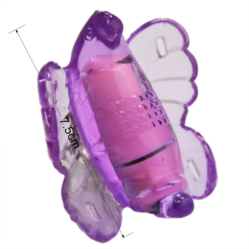 Tragbarer Schmetterlings-Klitorisvibrator 