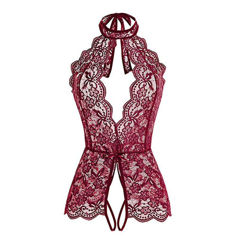 Body sexy, soutien-gorge ouvert, sous-vêtements sans entrejambe