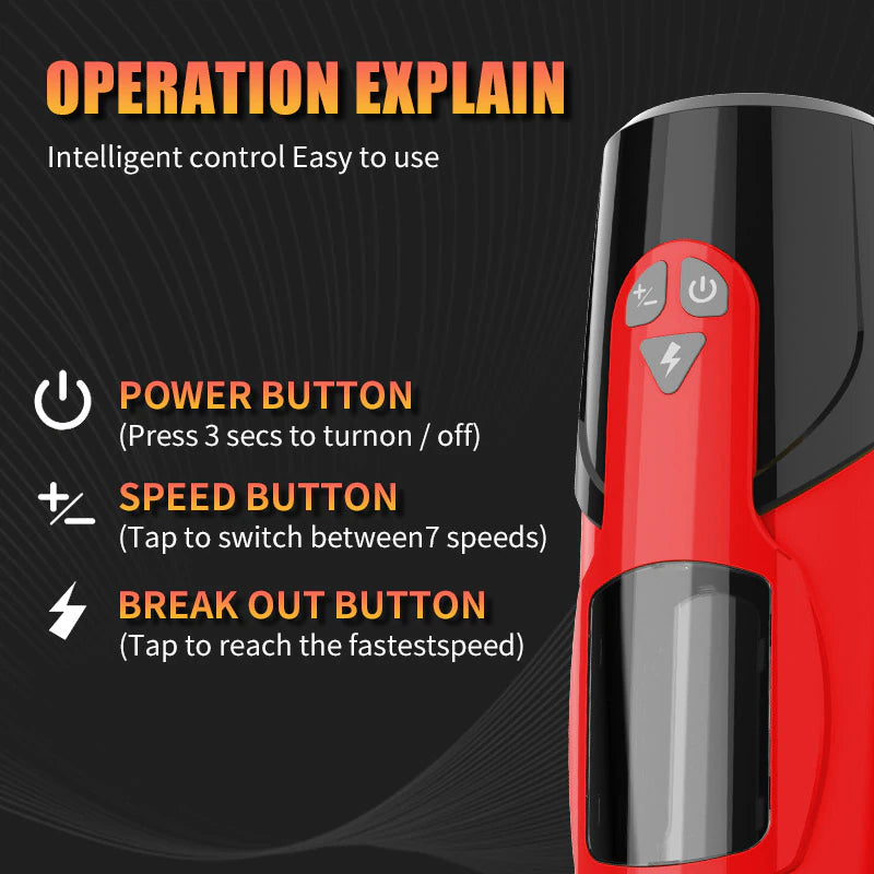 Automatic Male Masturbator Telescopic.