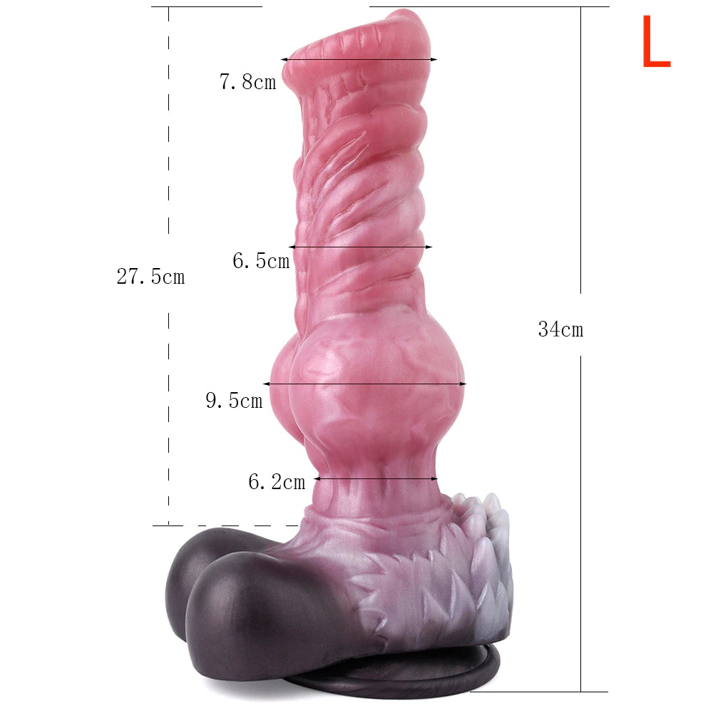 Giant Knot Dog Dildo
