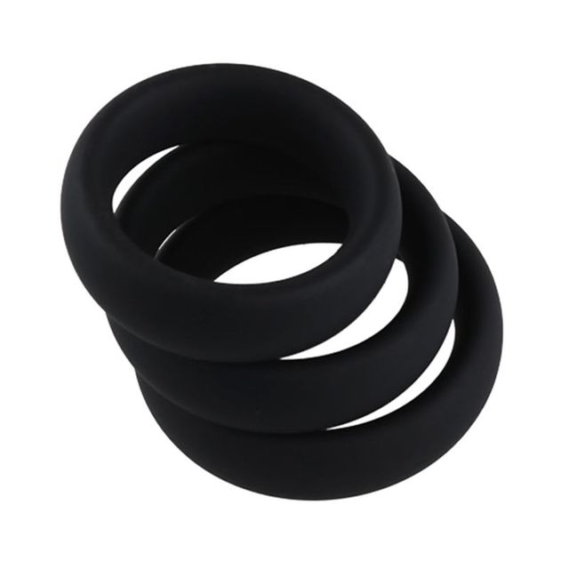 Soft Elastic Silicone Penis Ring - Erection Enhancer for Men, Delay Ejaculation Ring Set