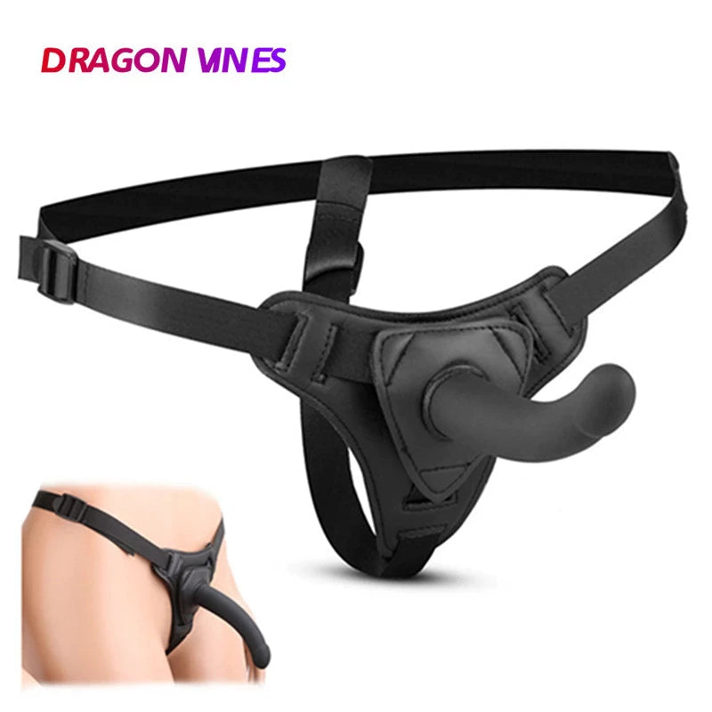 Wearable Dildo Strap-On with Suction Cup - Available in Multiple Sizes for Couples