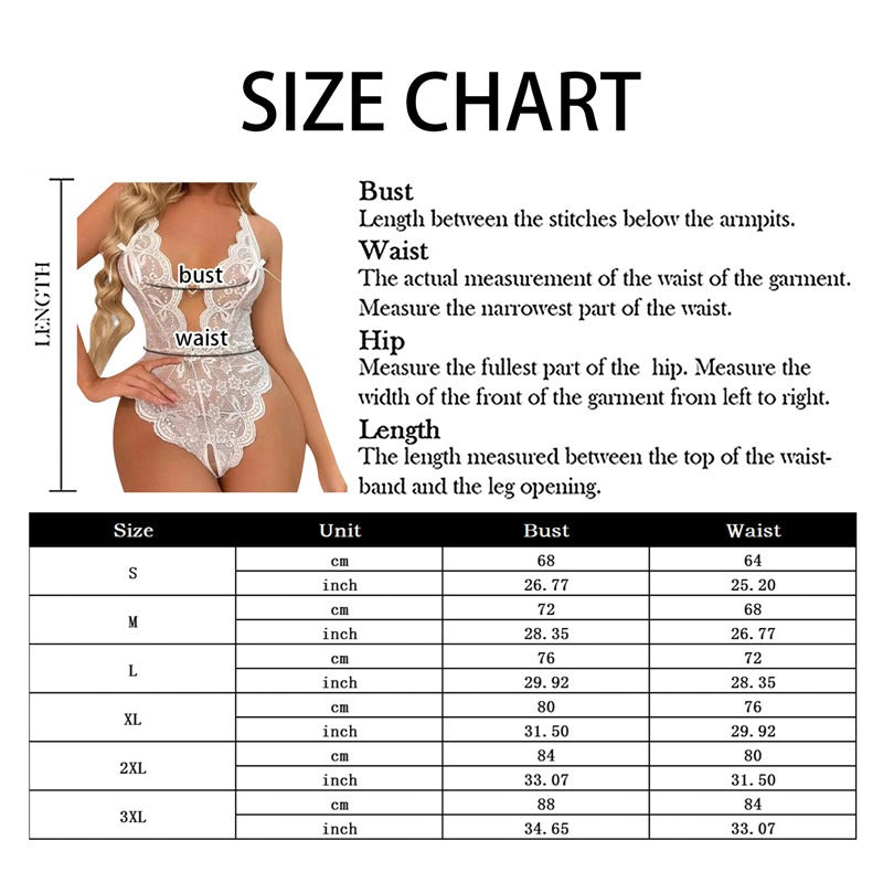 WEIRDO Sous-vêtements sexy à entrejambe ouvert