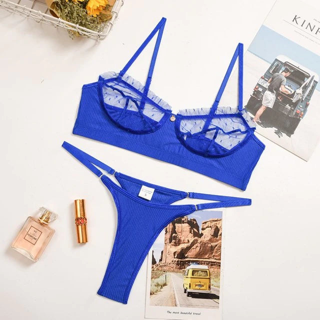 Ensemble de soutien-gorge en dentelle de lingerie sexy