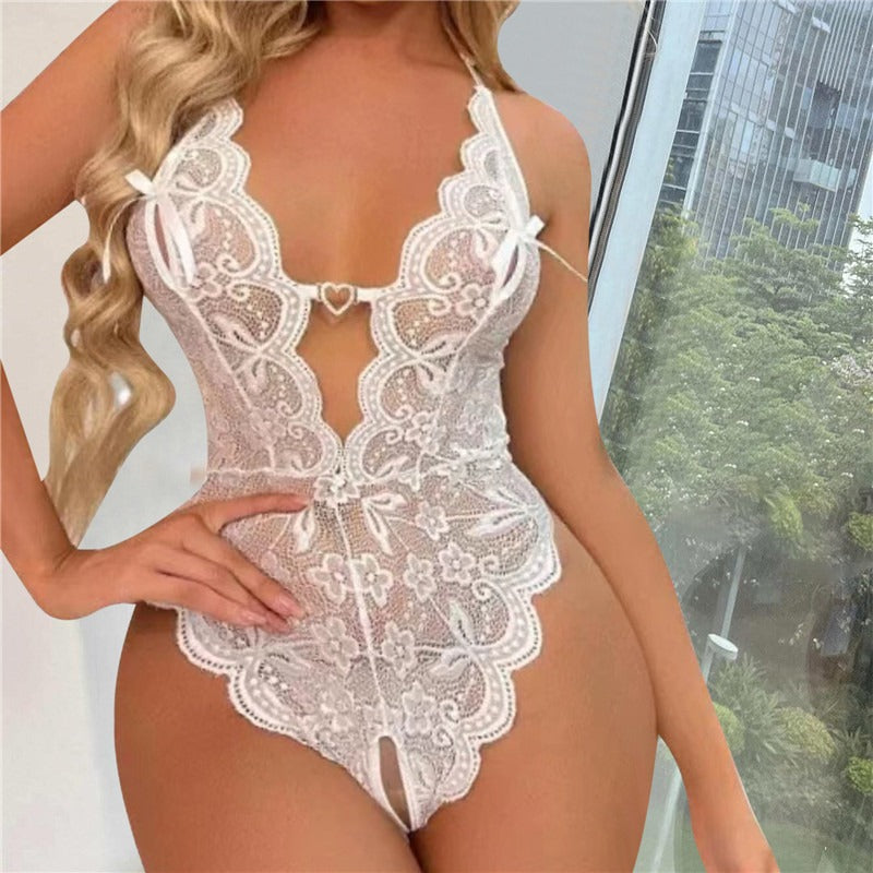 WEIRDO Sous-vêtements sexy à entrejambe ouvert